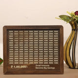 Savings Challenge Money Bank , Brown